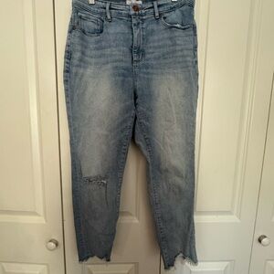 High-Rise Curvy Skinny Light Wash Women's Jeans - Light Blue